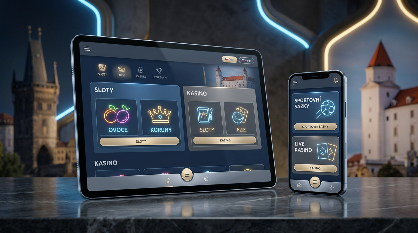 Moderní online casino rozhraní pro české a slovenské hráče v roce 2026