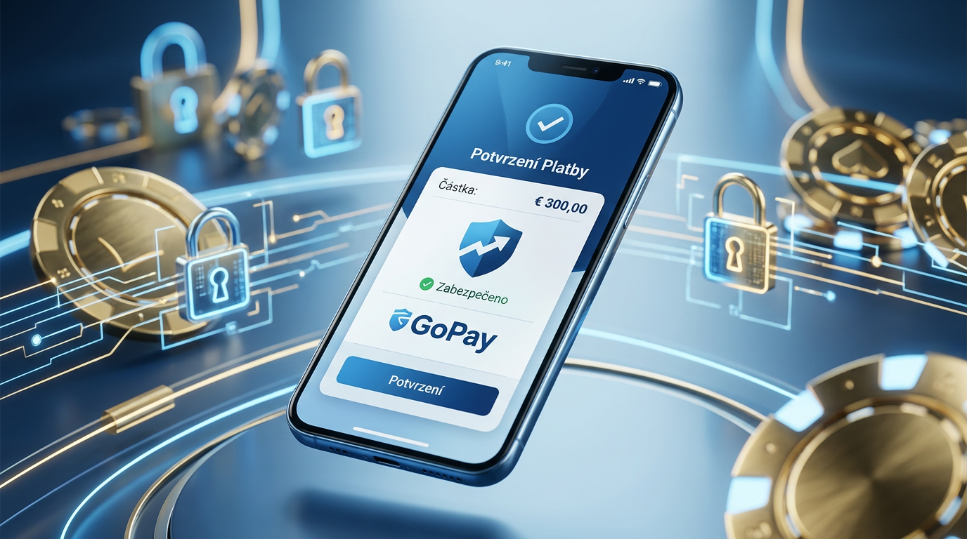 Digitální zabezpečená platba GoPay v online kasinu